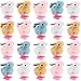 Cotiny 20 Pack Easter Wind Up Bunny Toys Jumping Plush Rabbits Hopping Bunny for Easter Egg Hunt Easter Basket Filler Party Favors - Image 2
