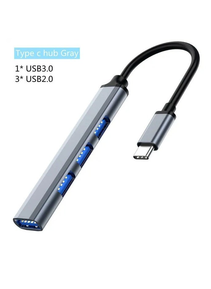 موزع USB من النوع سي 4 في 1 متوفقة مع ماك بوك و لابتوب