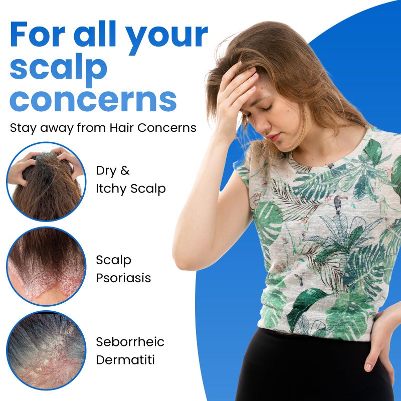 Dermasolve Psoriasis, Seborrheic Dermatitis & Dandruff Shampoo plus Conditioner. Naturally Heals Itchy Flakey Inflamed Skin and Provides Soothing Moisturizing Relief. (8.0 oz) - Image 4