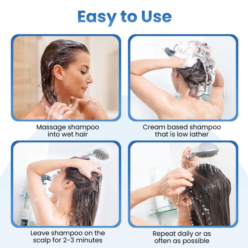 Dermasolve Psoriasis, Seborrheic Dermatitis & Dandruff Shampoo plus Conditioner. Naturally Heals Itchy Flakey Inflamed Skin and Provides Soothing Moisturizing Relief. (8.0 oz) - Image 5