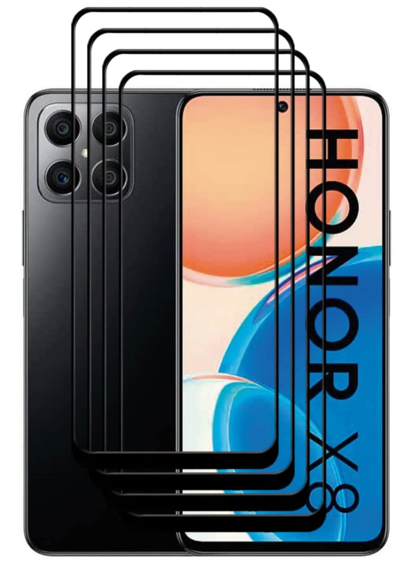 ACLIX 4 Pieces Antistatic ESD Dustproof Premium Quality High Definition Tempered Glass Screen Protector Designed For Honor X8 - Image 1
