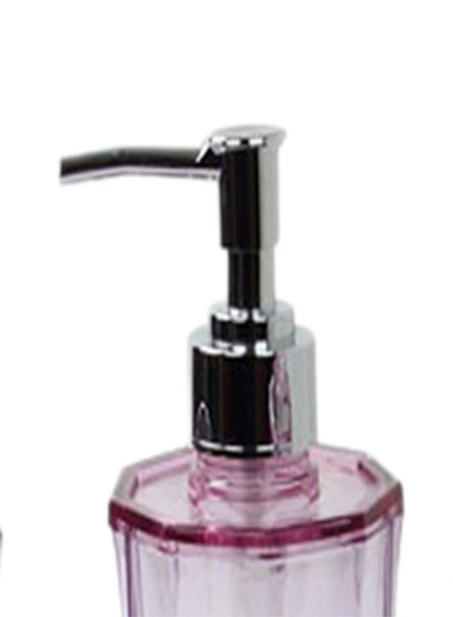 IEUDNS Soap Dispenser, Toothbrush Holder,Storage Case, Portable Mouthwash Cup Soap Dish for Vanity Countertop Hotel Bathroom Decor, Purple - Image 3