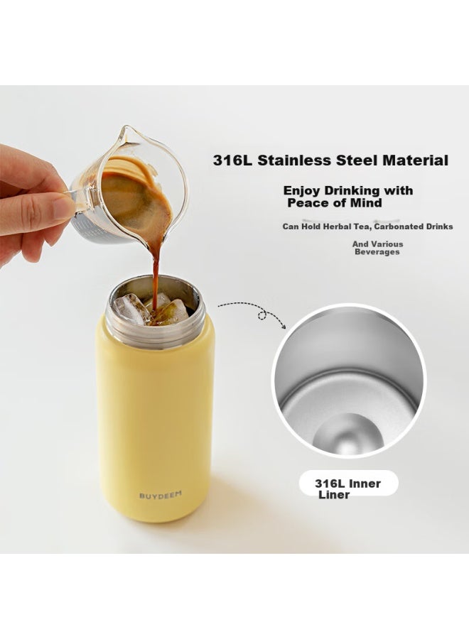 Buydeem Tea Infuser Thermos Cup, Tea-water Separation, 316l Stainless Steel, Outdoor Portable, Holiday Gift - Image 2