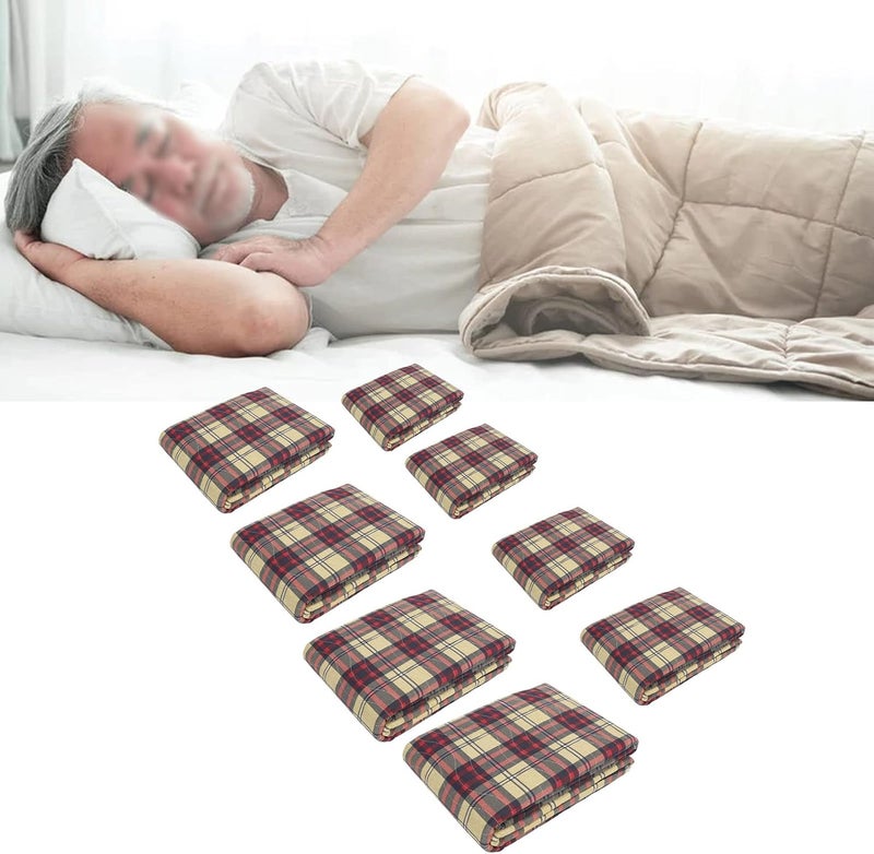 cheekyglo Incontinence Bed Pads, Washable Reusable Plaid Underpads for Adults Toddlers, Nursing Home Hospital(90 * 150) - Image 3