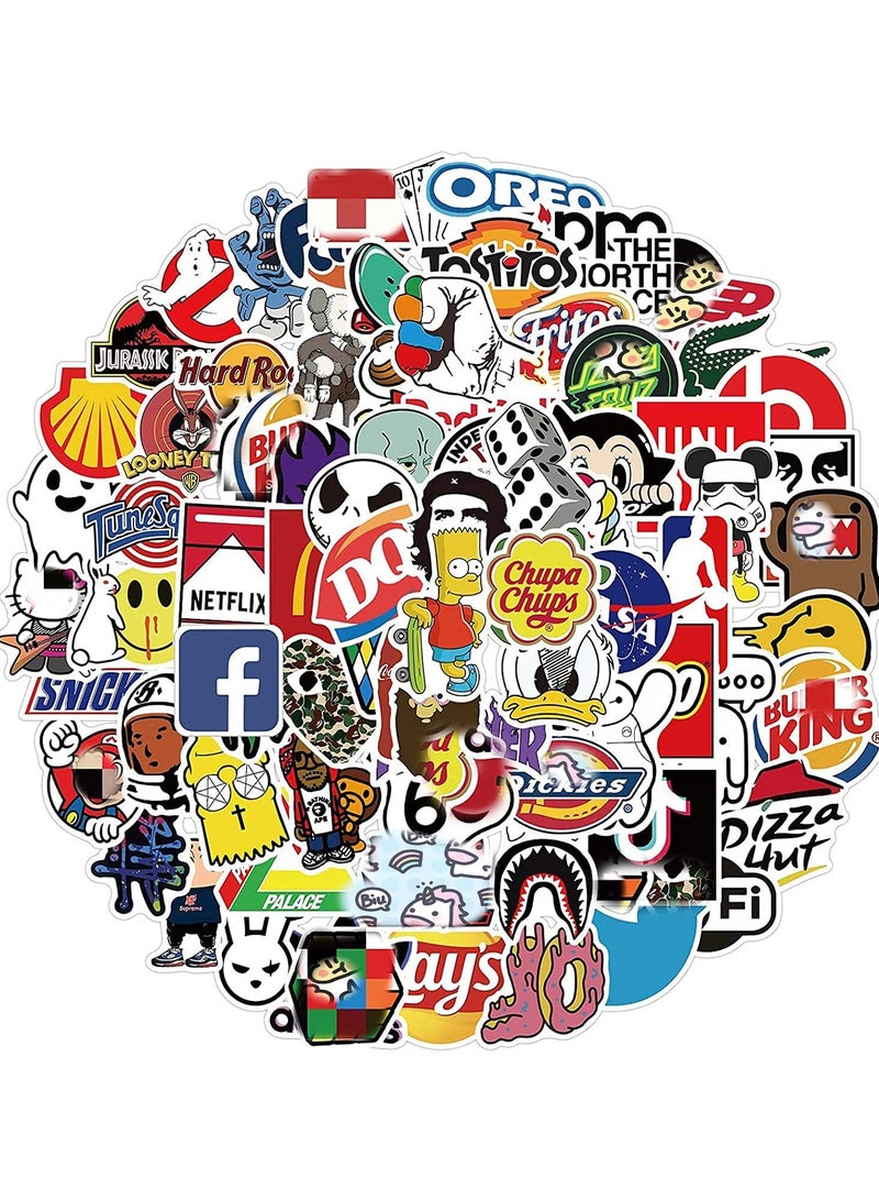 KASTWAVE Stickers Decals for Adults Teens,101 Packs Cute Cool Random Stickers Decals Vinyl Aesthetic Waterproof Stickers for Laptop, Skateboard, Bicycle, Water Bottles for Teens Kids Girls - Image 1