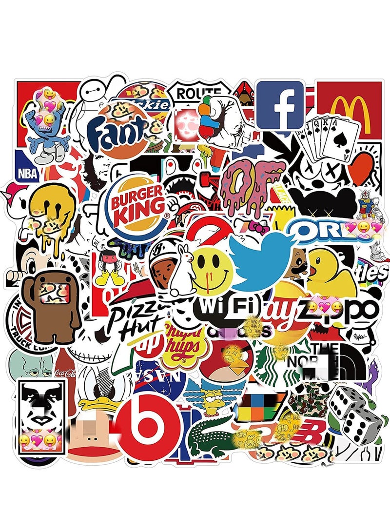 KASTWAVE Stickers Decals for Adults Teens,101 Packs Cute Cool Random Stickers Decals Vinyl Aesthetic Waterproof Stickers for Laptop, Skateboard, Bicycle, Water Bottles for Teens Kids Girls - Image 3