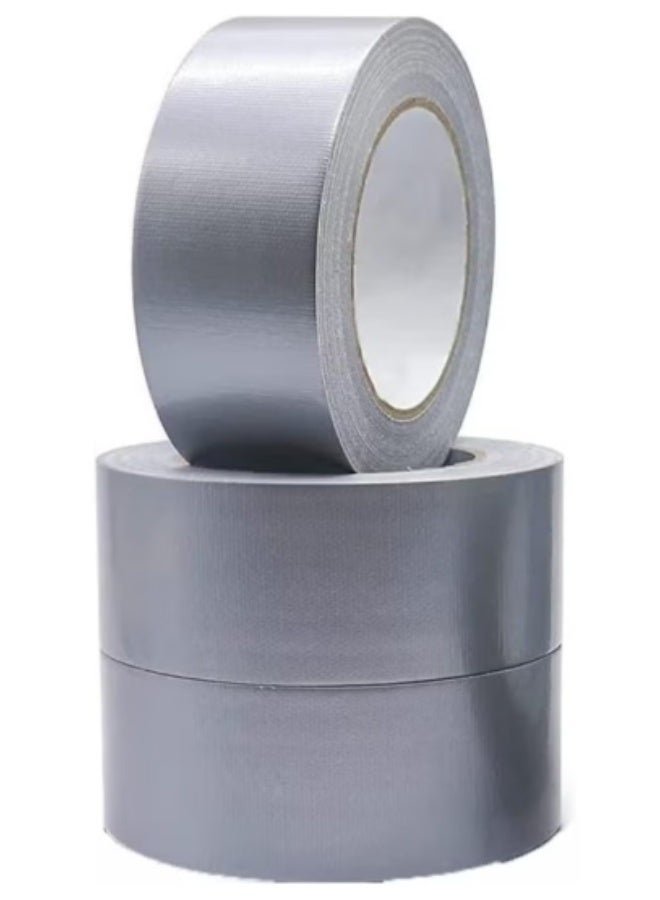 samettex 3 pack of Silver Duct Tape 12 Yards x 2 Inches, Heavy-Duty Waterproof Tape for Patching, Sealing, Securing Cables, and Labels, Easy to Remove and Leaves No Residue ORIGNAL - Image 1