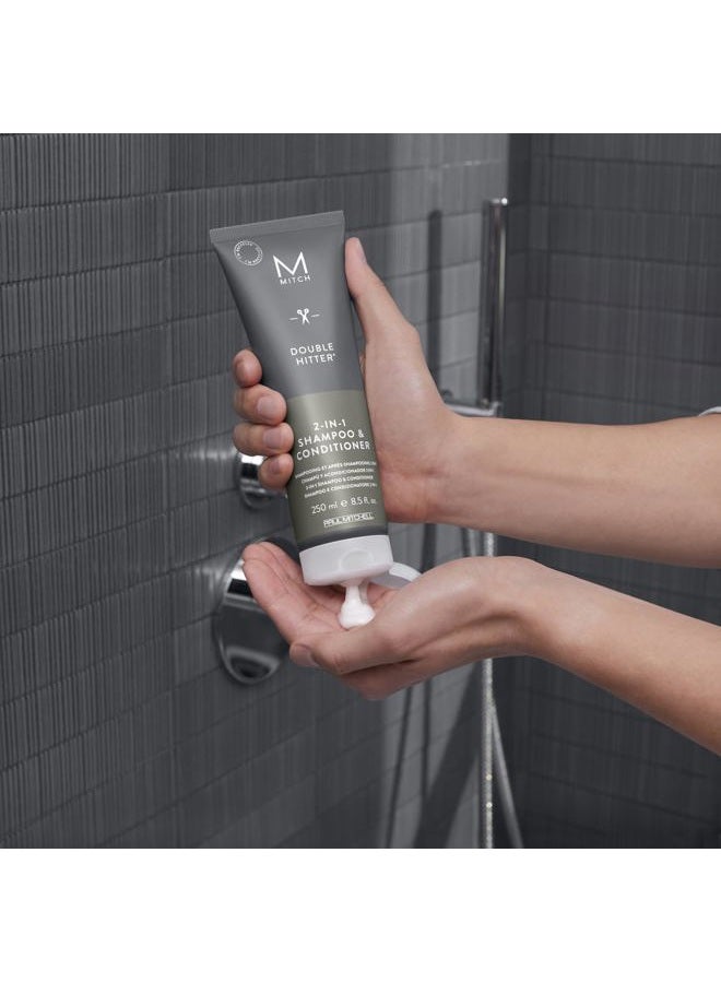 Paul Mitchell MITCH by Paul Mitchell Double Hitter 2-in-1 Shampoo & Conditioner for Men, For All Hair Types, 8.5 fl. oz. - Image 5