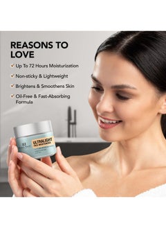 Botanic Hearth Botanic Hearth Ultra Light Face Moisturizer with Hyaluronic Acid | Oil- Free 72H Facial Moisturization for All Skin Types | Non Comedogenic | Lightweight, Non Greasy & Quick Absorbing | 3.5 oz  - Image 4