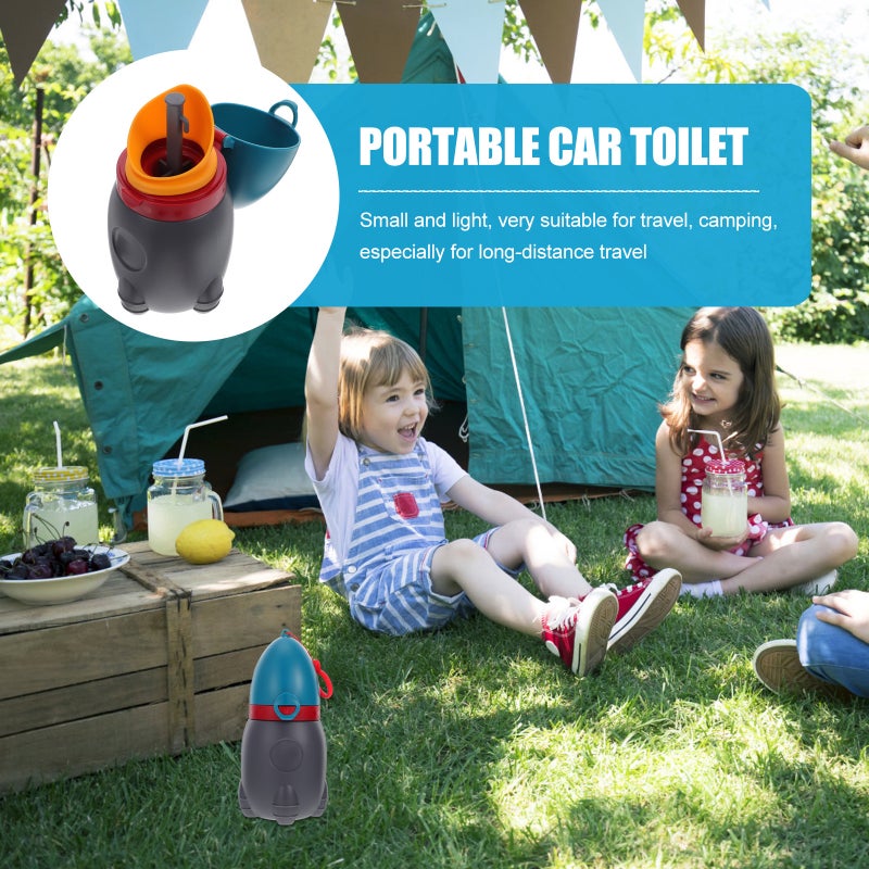2pcs Portable Kids Travel Potty Pee Cup Children Urinal Bottle for Camping Car - Image 3
