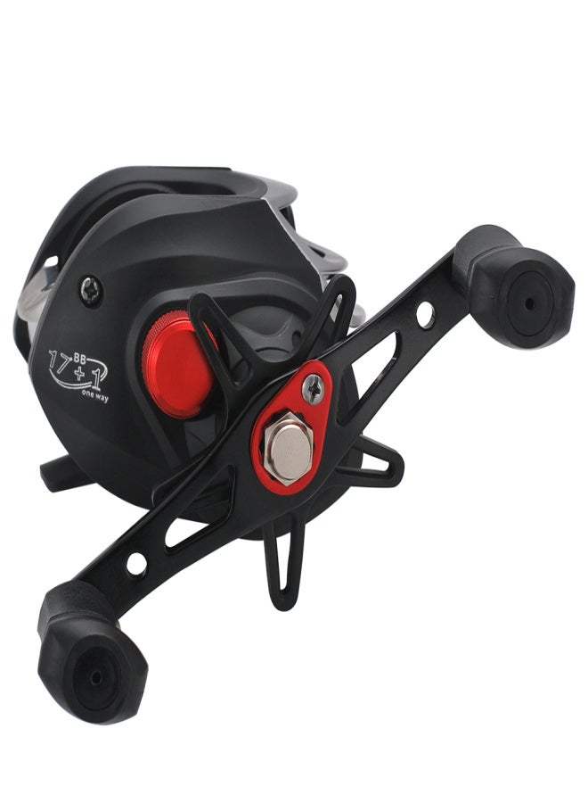 ليزارد بكرة صيد خفيفة الوزن وعالية السرعة بنسبة تروس 7.2:1، مزودة بـ 17+1 محمل كروي، بكرة صيد بتقنية Baitcasting، معدات صيد بتقنية Baitcaster - Image 5