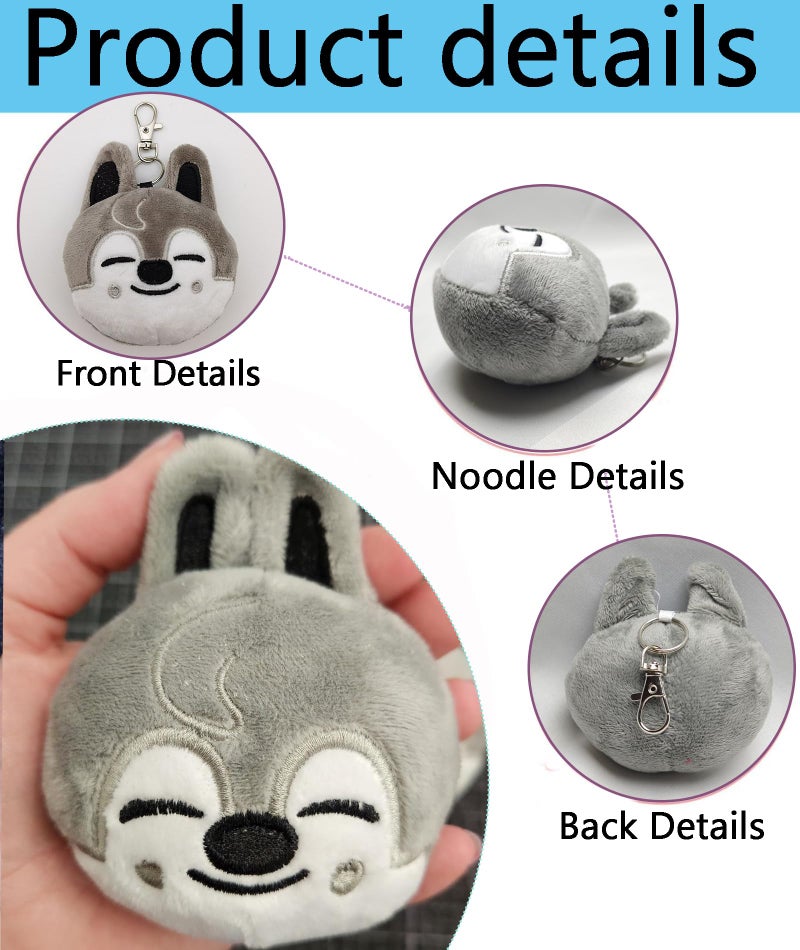 CartHome Plush Keychain, Cute Design Keychain For Fans of Like This Design, Funny Trendy Accessory for Keys and Bags, Very Suitable for People Looking for Cute Keychains 3.94 Inch - Image 3