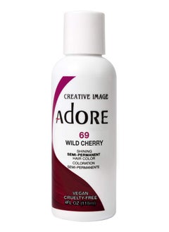 Adore Semi Permanent Hair Color Vegan And Crueltyfree Hair Dye 4 Fl Oz 069 Wild Cherry (Pack Of 1)  - Image 3