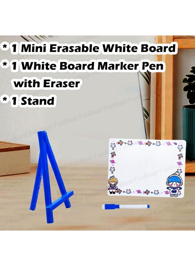 FunBlast FunBlast Mini Erasable Doodle Board for Kids - Wipe & Write Whiteboard for Kids Drawing, Painting & Practice, Double Sided Writing Board for Kids, Boys, Girls, Learning & Educational Toys for Kids - Image 3