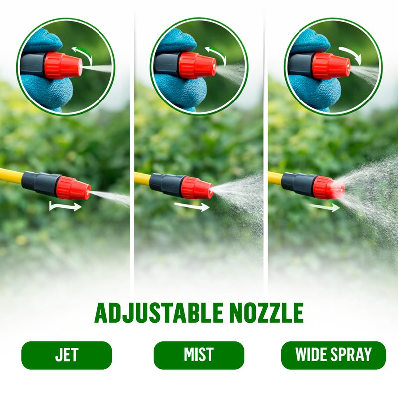 SunVara Garden Sprayers 1.3 Gallon Pumpr â€“ 5L Pump Sprayer 1.3 Gallon Watering Plants and Outdoor - Image 5