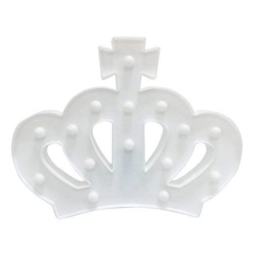 Quace Marquee Alphabet Number Sign Light Hanging Table Top Decoration for Party (Crown) - Image 5