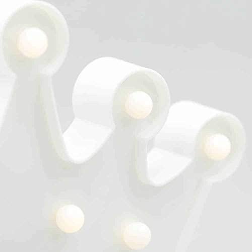 Quace Marquee Alphabet Number Sign Light Hanging Table Top Decoration for Party (Crown) - Image 4