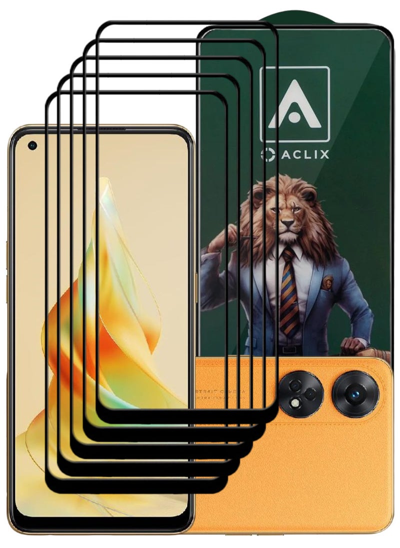 أكاليكس 5 قطع، حماية شاشة،  لهاتف اوبو  رينو 8 T، جودة ممتازة. - Image 1