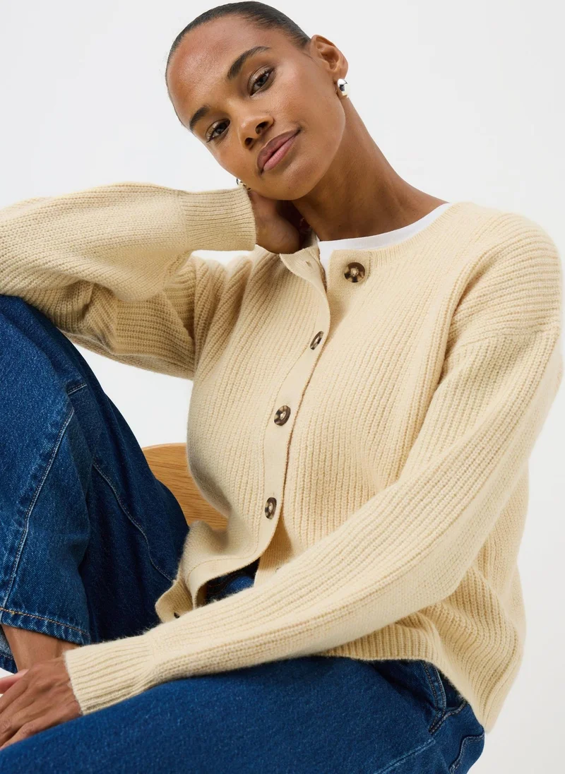 Matalan Buttermilk Yellow Knitted Cardigan