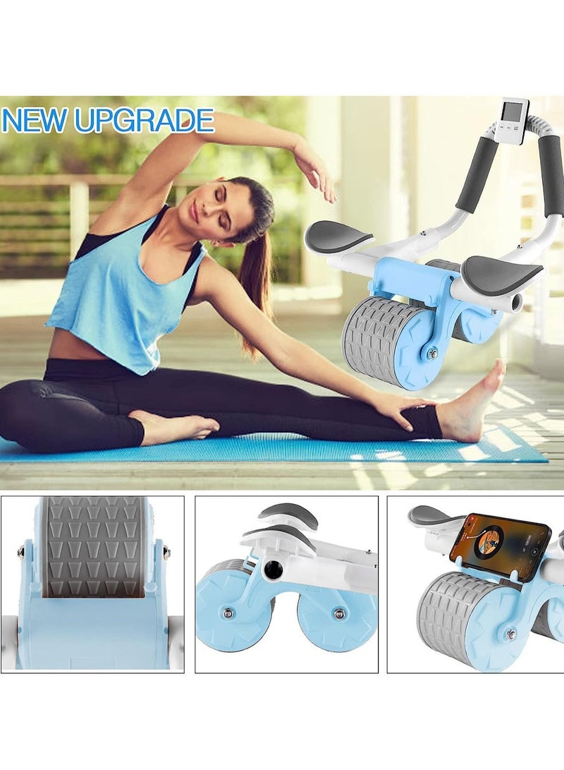 Gonice New with Timer Ab Abdominal Exercise Roller Elbow Support, abs Wheel core Equipment, Automatic Rebound - Image 2