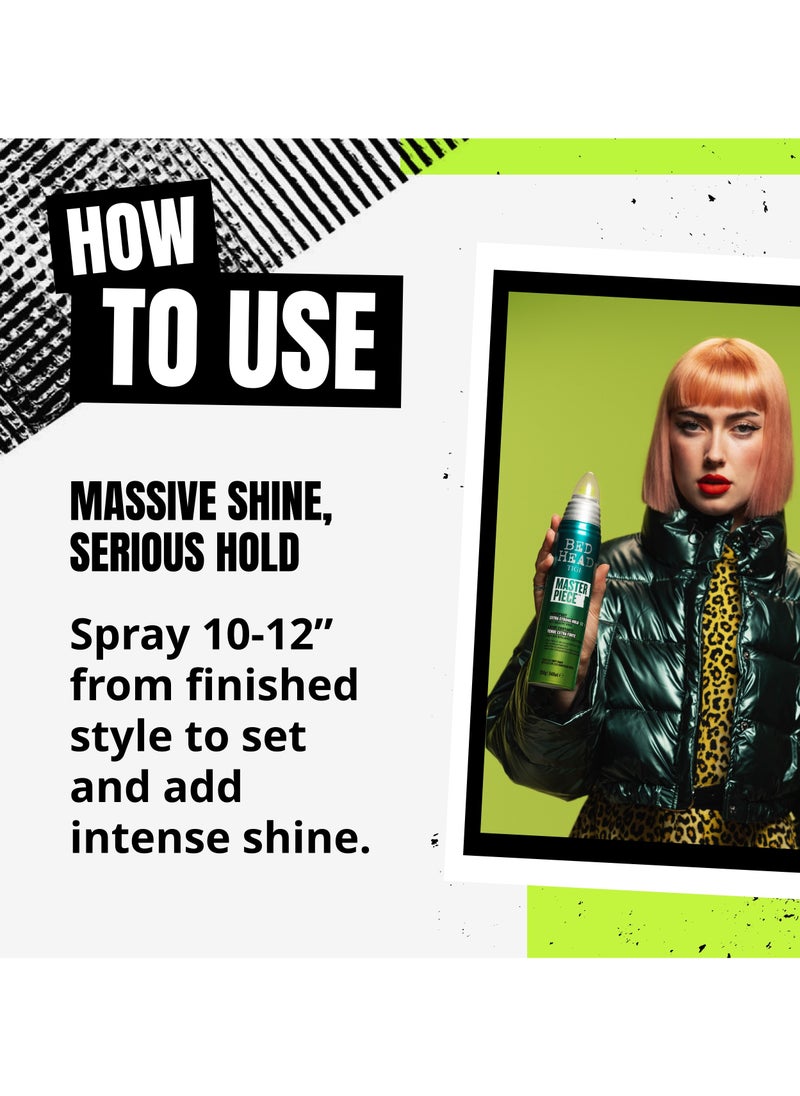 Bed Head Tigi - Masterpiece Hairpsray Extra Strong Hold with Massive Shine - 2 Pack - Image 1