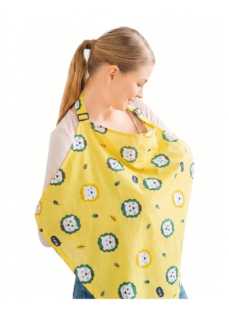 Chicco Breathable Nursing Cover and Adjustable Breastfeeding Apron for Mothers with Pouch Bag - Image 1