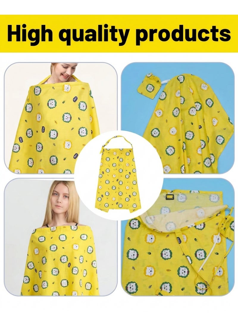 Chicco Breathable Nursing Cover and Adjustable Breastfeeding Apron for Mothers with Pouch Bag - Image 2