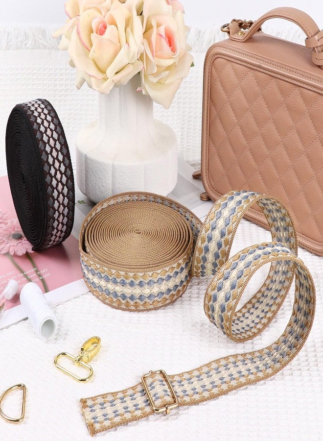 PECMER Webbing 1.5 Inch Khaki -6 Yards Webbing Strap Fabric-1 1/2 inch Strapping for Sewing Bags-Cotton Webbing 1.5 inch for Bag Handles Purse Strap - Image 4