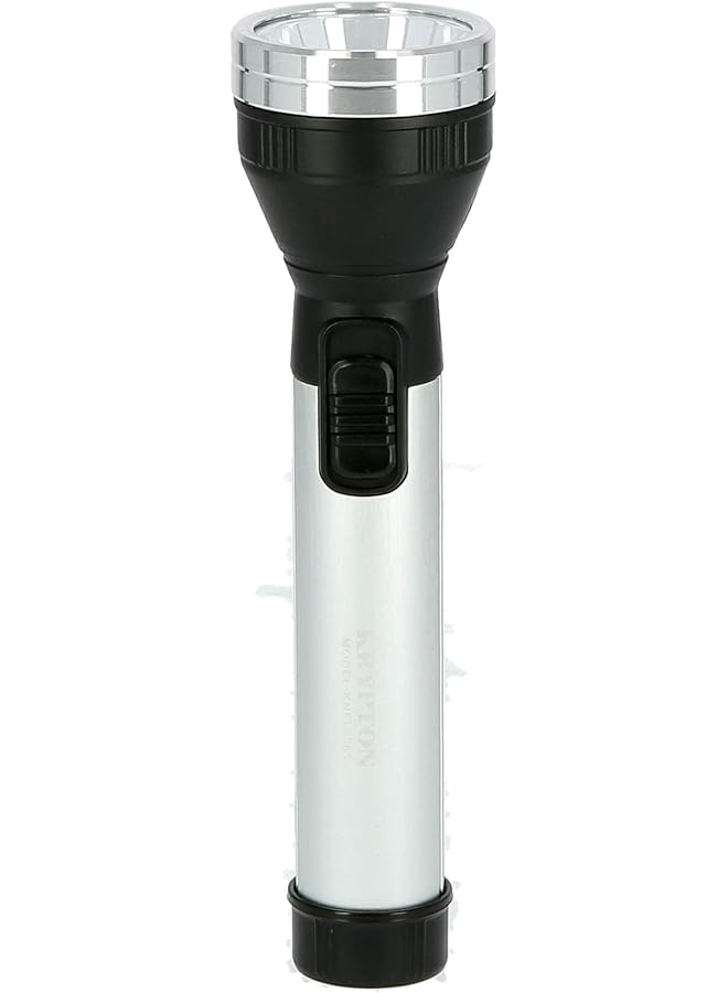 KRYPTON Rechargeable LED Flashlight High Power Flashlight Super Bright Torch Light Built in 3.7V 1200mAh Battery 15 Hour Working time 2 Years Warranty  - Image 3