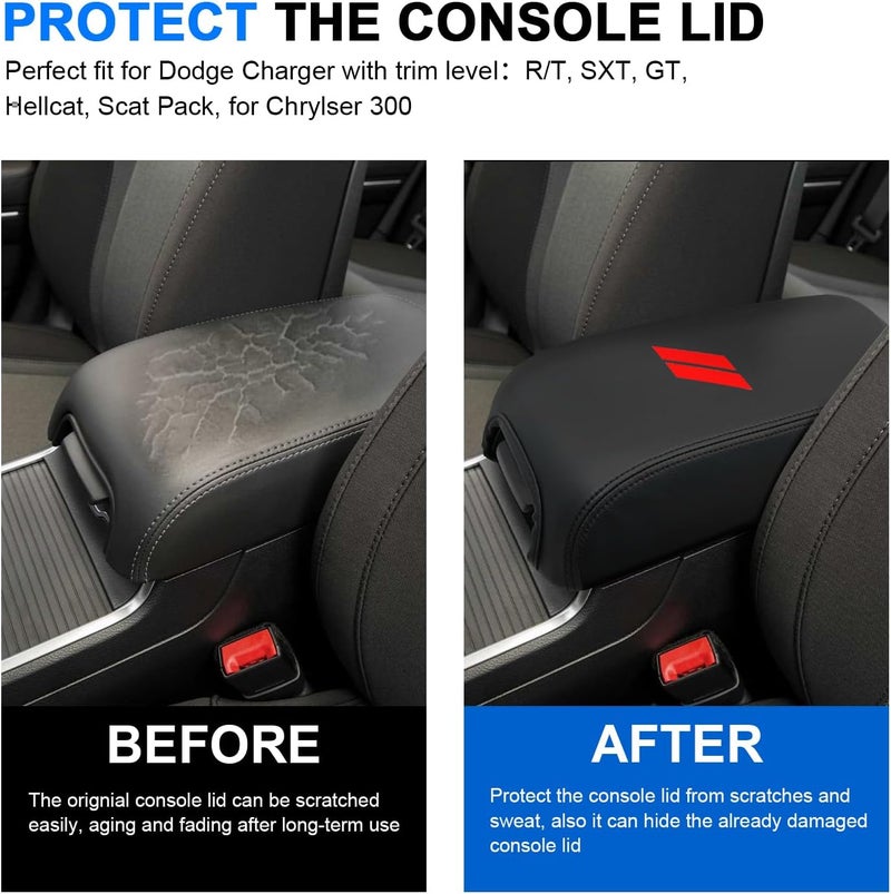 REMOCH Center Console Cover for Dodge Charger & Chrysler 300 - Image 2