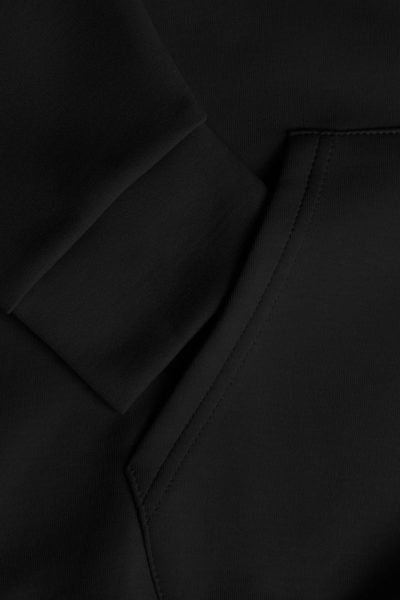 Shapes Black COMFORT MIDWEIGHT PRINTED HOODIE for Men | Best Price UAE