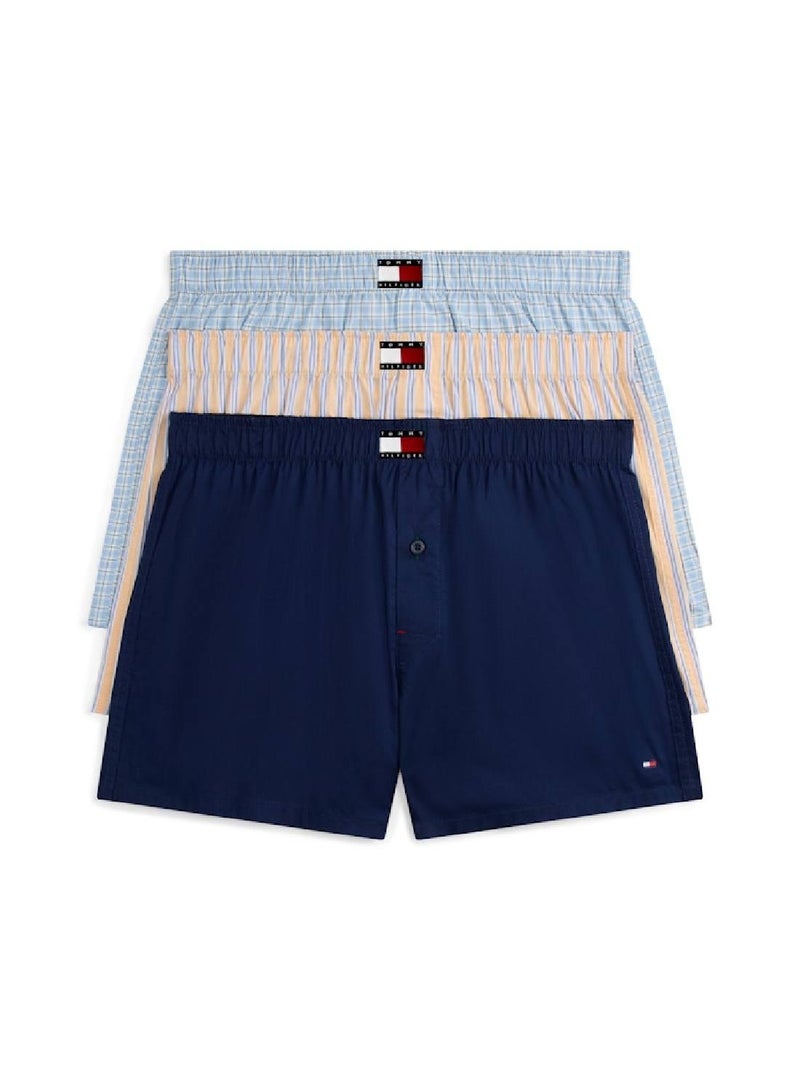 تومي هيلفيغر طقم 3 بوكسر منسوج بطبعة - Image 1