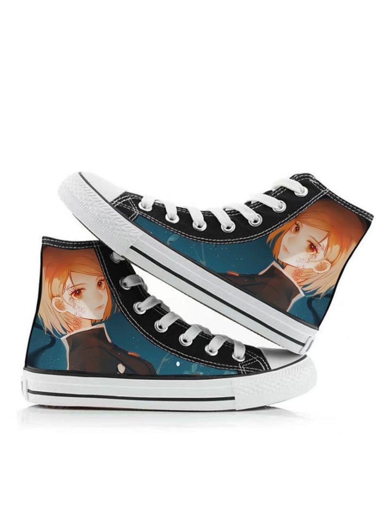 Unisex Top Canvas Shoes – Stylish Couple Sneakers for Casual & Cosplay - Image 1