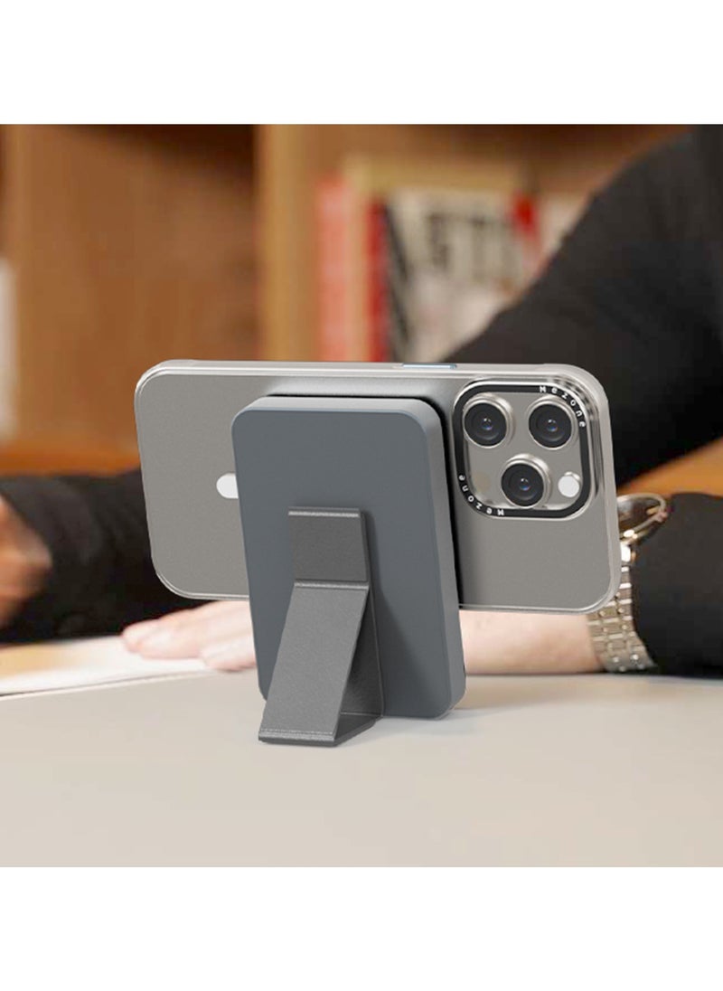 Mezone - Mezone 5000mAh MagSafe Powerbank PD 22.5W with Grip & Stand Black - Image 1