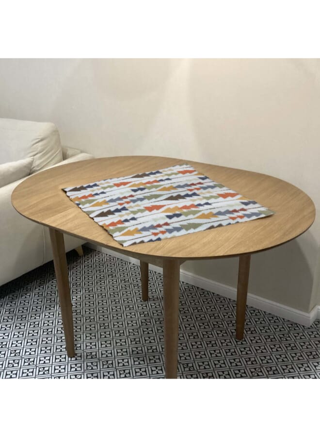  انتكس بيت الستائر مفرش طاولة مربع أنيق صوفيا من إنتكس هوم - قماش مخملي فاخر من الكتان، 60×60 سم، قطعتان - Image 2