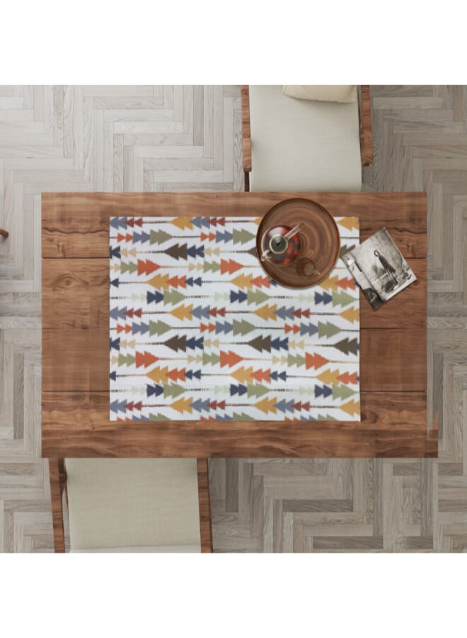  انتكس بيت الستائر مفرش طاولة مربع أنيق صوفيا من إنتكس هوم - قماش مخملي فاخر من الكتان، 60×60 سم، قطعتان - Image 1