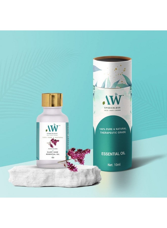 AW_Speechless - Clary Sage (Salvia Sclarea) Essential Oil - 10ml I THERAPEUTIC GRADE I - Image 3