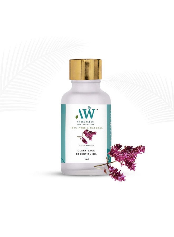 AW_Speechless - Clary Sage (Salvia Sclarea) Essential Oil - 10ml I THERAPEUTIC GRADE I - Image 1