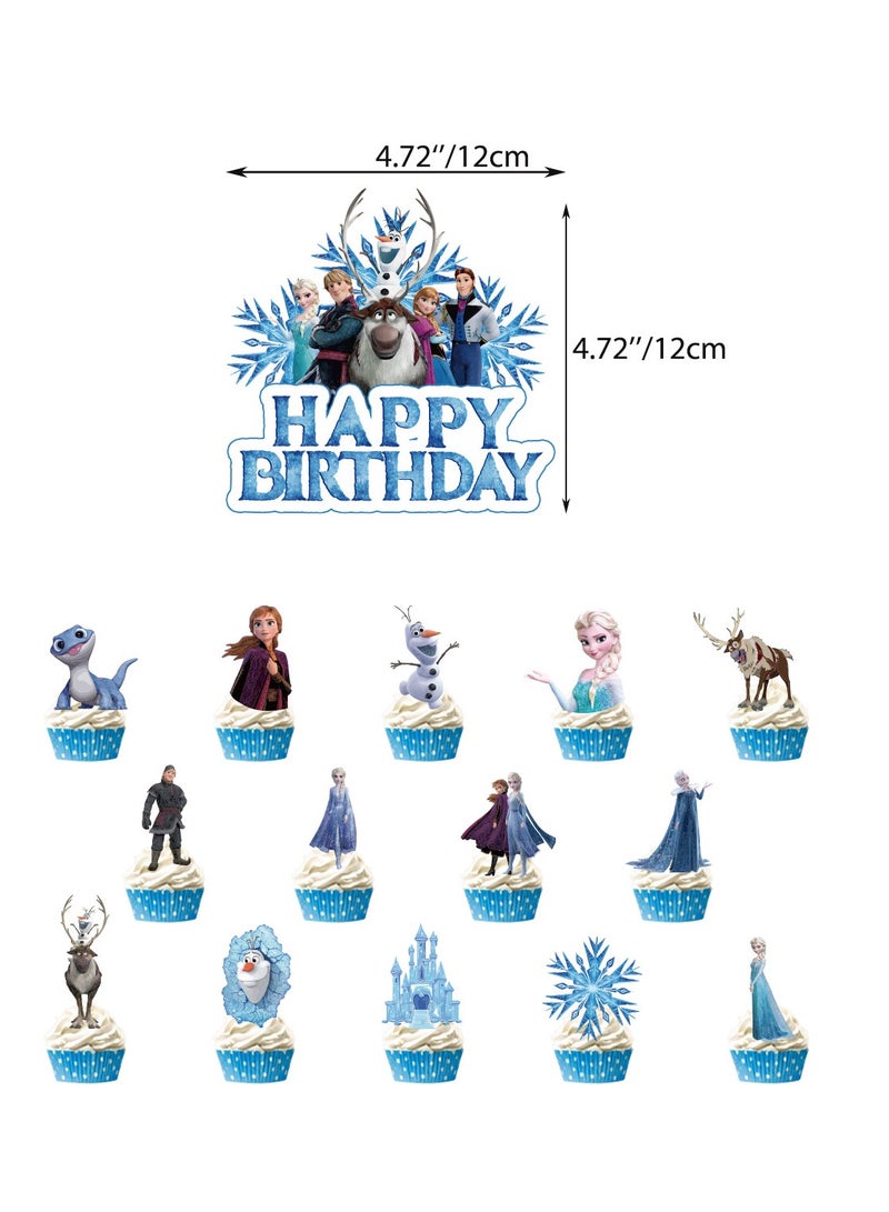 Snow Queen & Snowman Winter Wonderland Balloon Garland Kit – Icy Birthday Banner, Frosted Cake Topper, Indoor/Outdoor Party Decor for Princess-Themed Celebrations & Baby Showers (Glittering Blue-Silver Style) - Image 5