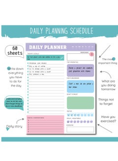 KUYING 60 pages Daily Tearable Calendar Time Management Plan Memo Book  - Image 3