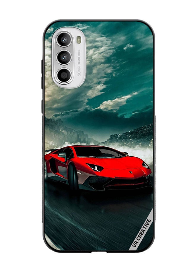 VR CREATIVE Protective Case Cover For Motorola Moto G82 Lambo1 Design Multicolour - Image 1