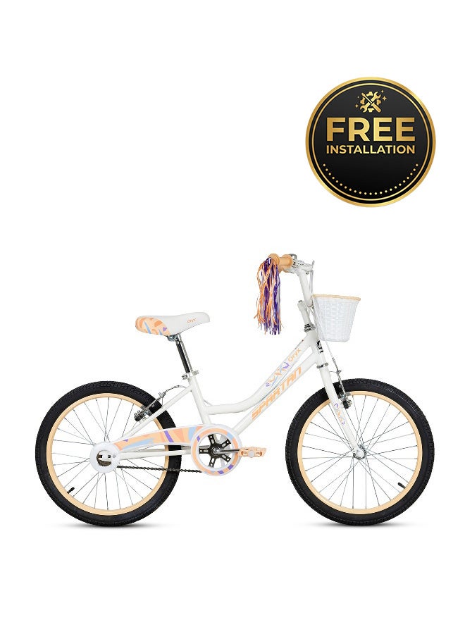 Spartan the Spartan Oryx 20" Kids Bicycle-Light Peach - Image 1