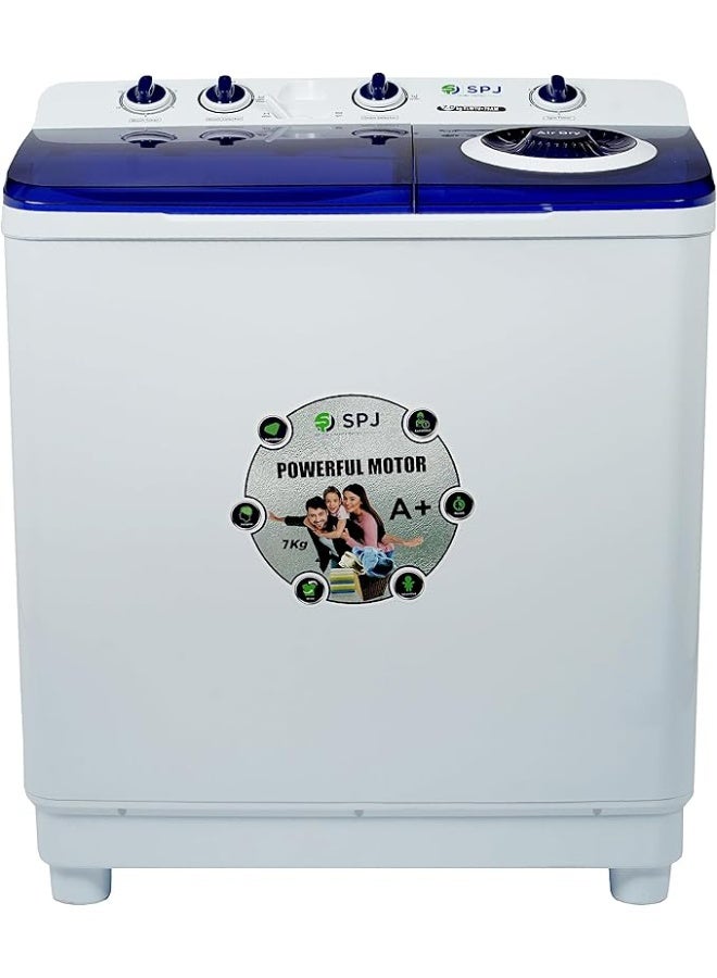 SPJ SPJ TLWTU‑7SAM 7 kg Top‑Load Semi‑Automatic Washing Machine  - Image 1