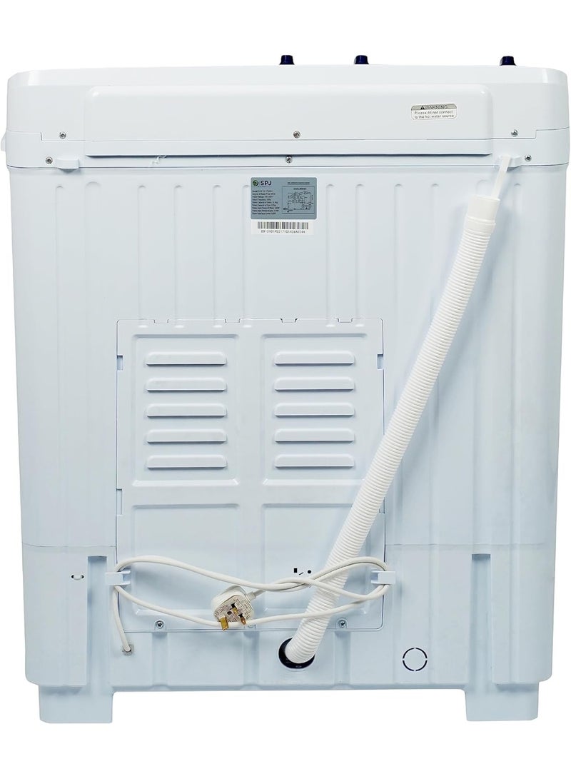 SPJ SPJ TLWTU‑7SAM 7 kg Top‑Load Semi‑Automatic Washing Machine  - Image 4