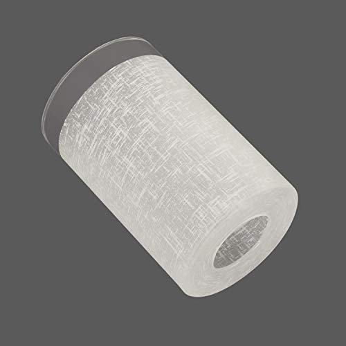 Voguad White Linen Frosted Glass Cylinder Lamp Shade with 1 5/8 Inch Fitter, Light Fixture Replacement Globe or Cover for Mini Pendant Light,Wall Sconce,Chandelier, 3 Pack - Image 5