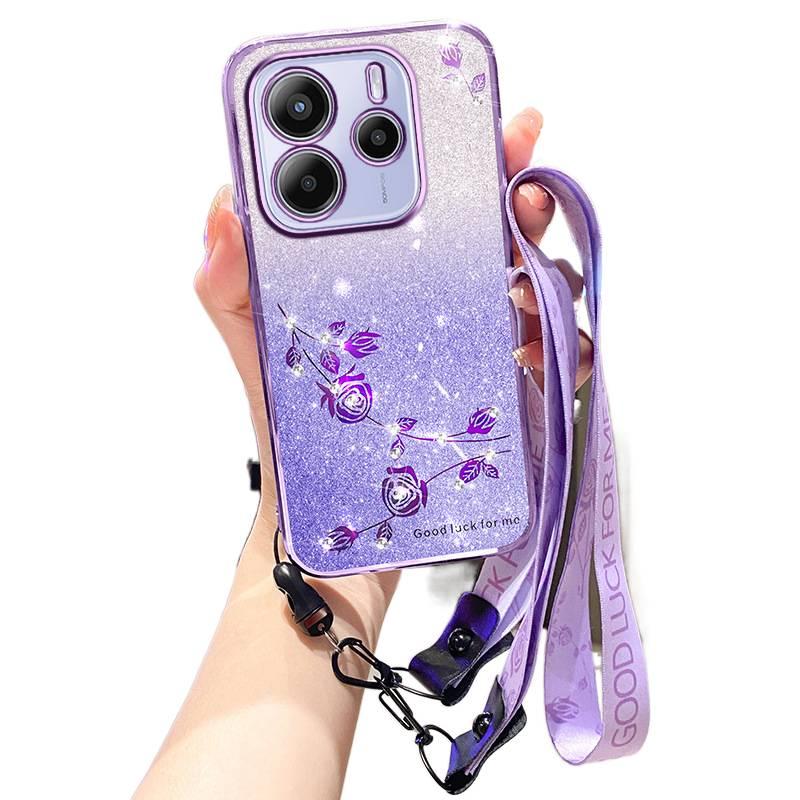 TPU Case , Cover for Redmi Note 14 , Lanyard , for Travel - Image 1
