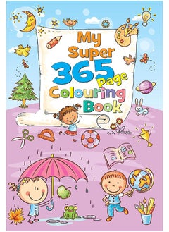 Pegasus My Super 365 Page Colouring Book  - Image 2