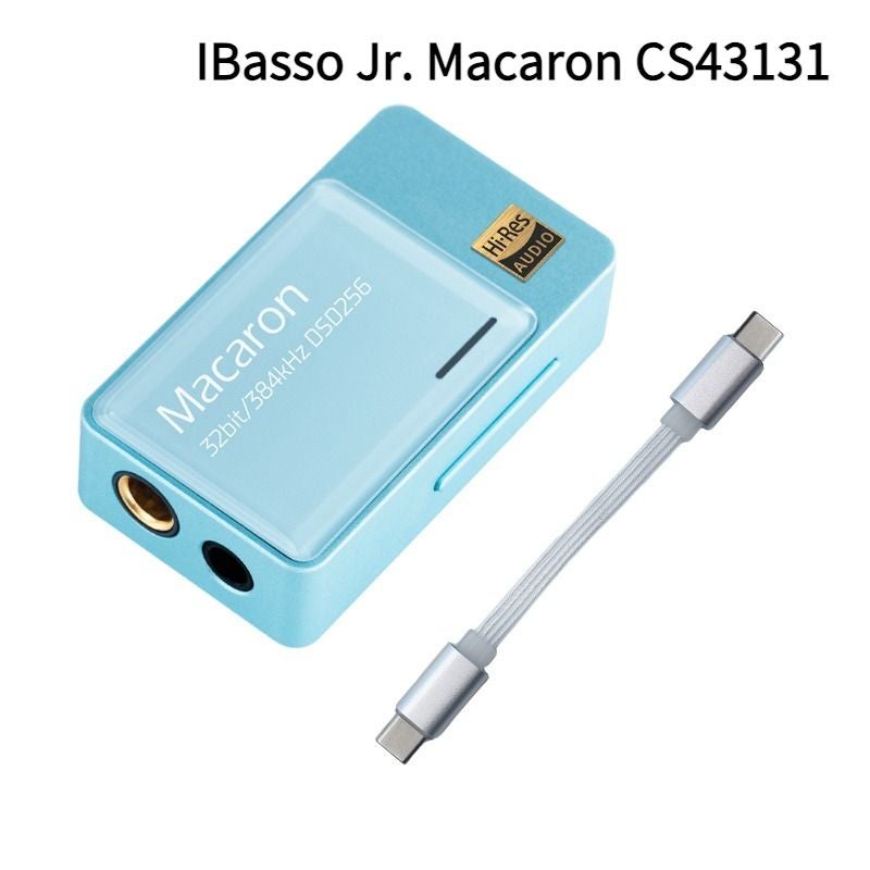 آي باسو مشغل وسائط iBasso Jr. Macaron CS43131 - أزرق فاتح - Image 1