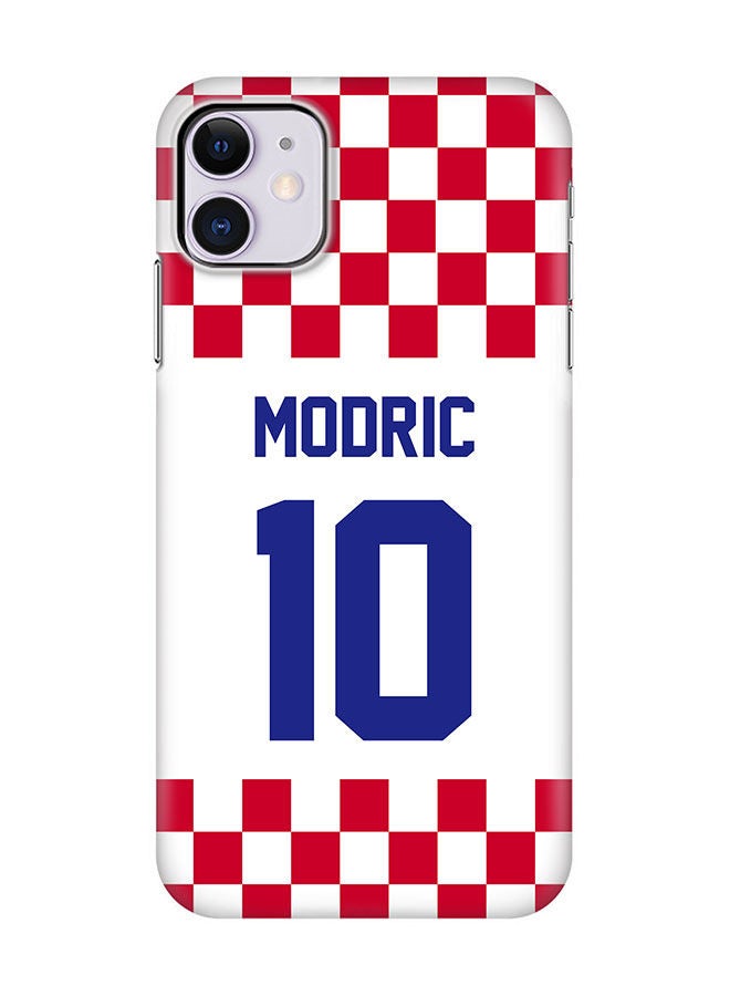 Stylizedd Slim Cover for Apple iPhone 11 Case Snap Classic Series Mobile Cover Hard PC Shield Matte Finish Print -Croatia-Player-Modric - Image 1
