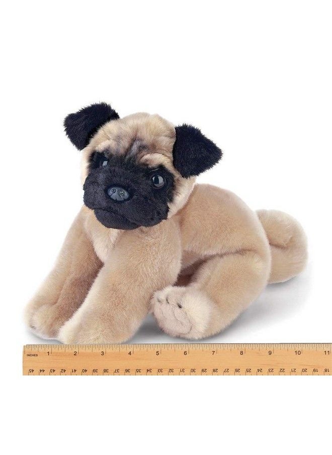 Bearington Collection - Bearington Pugsly Pug Plush Stuffed Animal Puppy Dog 13 Inch - Image 1